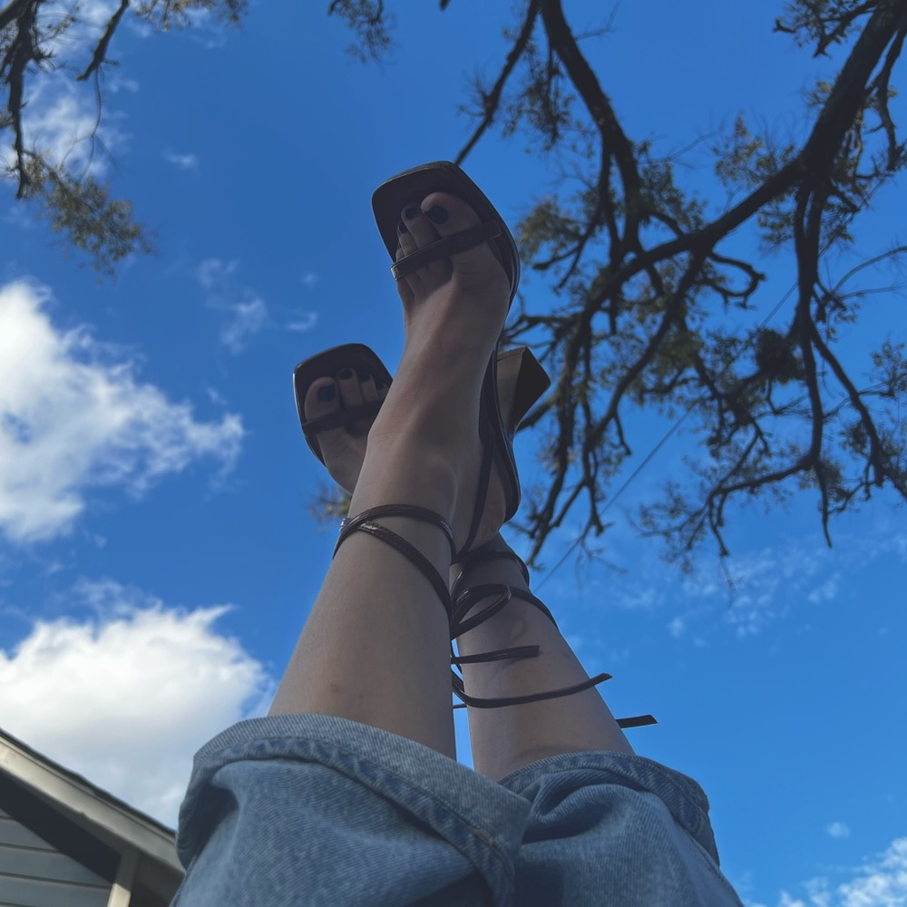 Steve Madden brown leather heels
